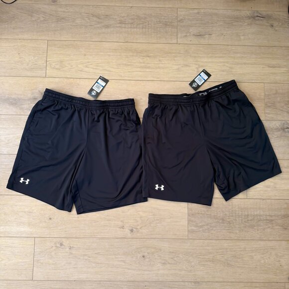 NEW UNDER ARMOUR ELEVATED POLO AND RAID SHORTS BUNDLE MEN'S SIZE XL - Picture 3 of 4